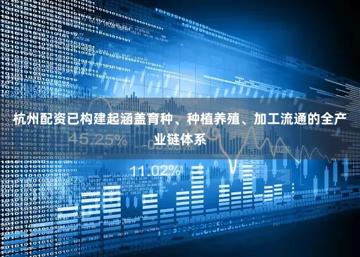 杭州配资已构建起涵盖育种、种植养殖、加工流通的全产业链体系